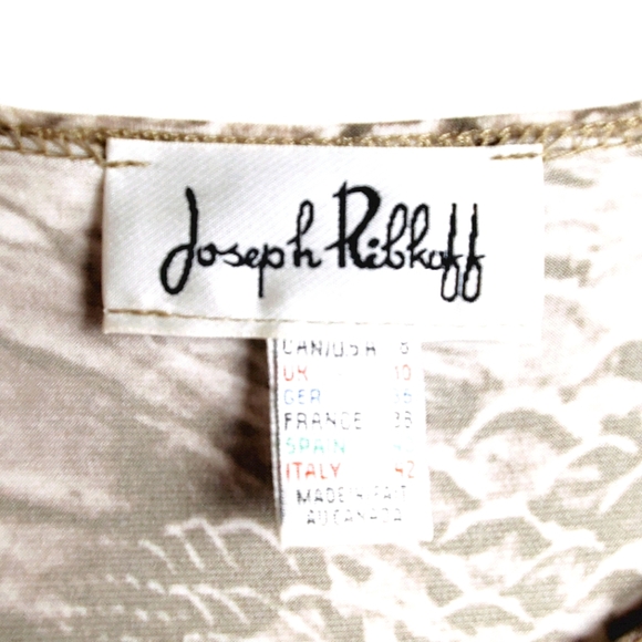 Joseph Ribkoff Snake Print Handkerchief Dress Sz 8 - Picture 9 of 9